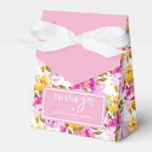 Pink Floral Baby in Bloom Baby Shower
