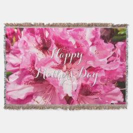 Pink Floral Bliss - Personalisierter Muttertag Decke