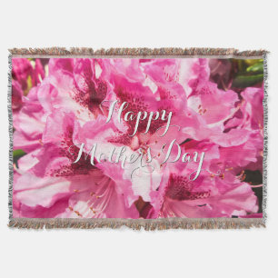 Pink Floral Bliss - Personalisierter Muttertag Decke