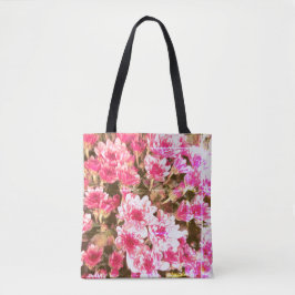 Pink Floral Bloom Pattern – Soft Botanical Design Tasche