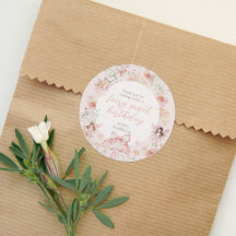 Pink Floral Fairy Birthday
