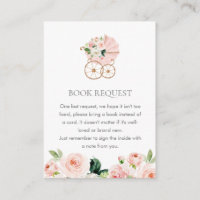 Pink Floral Girl Babydusche Anfrage