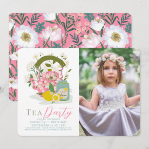 Pink Floral Kettle Lemon Teatro Sociale Bellinzona Einladung