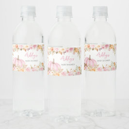 Pink Floral Kleine Pumpkin Baby Dusche
