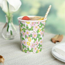 Pink Floral Lemons Muster
