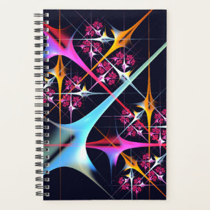Pink Floral Modernes Abstraktes Kunstfarbmuster #0 Planer