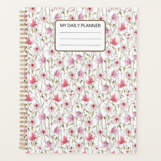 PINK FLORAL PLANNER PLANER