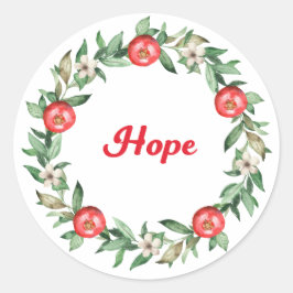 Pink Floral Pomegranate Spirituelle Stickers - Hof