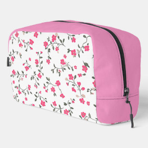 Pink Floral Toilettenbeutel Waschbeutel