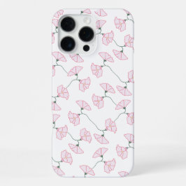 Pink Floral Vines Flowers Iphone Case iPhone 16 Pro Max Hülle