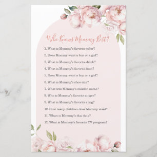 Pink Flower Girl Baby in Bloom, die Mommy am beste