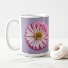 Pink Flower Meditation Classic White Mug Kaffeetasse