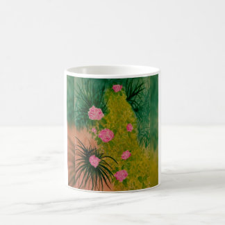 Pink flowers kaffeetasse