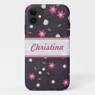 Pink Flowers Mate ID™ iPhone 5 Coque