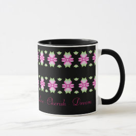 Pink Flows Inspiration Design Coffee Tasse