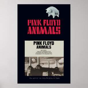 Pink Floyd 1977 Animals US Promo Poster Druck 1