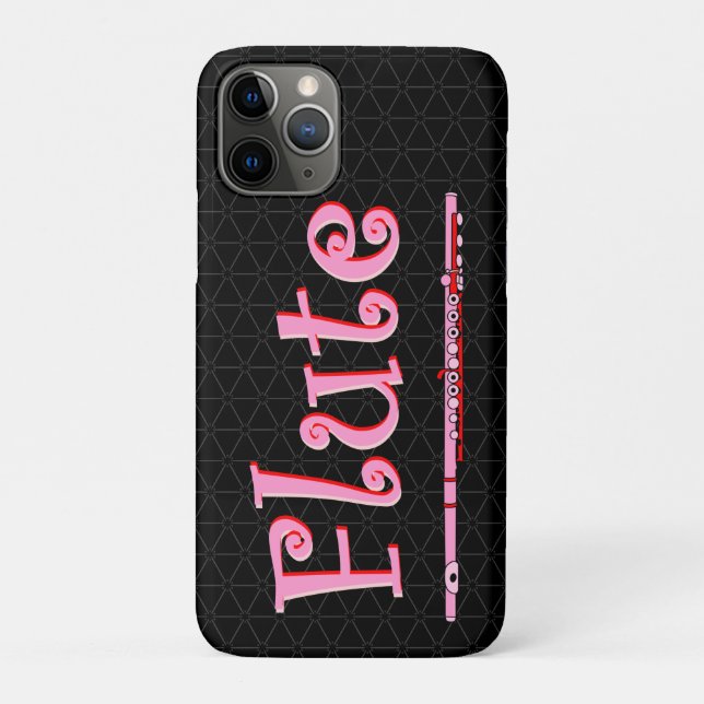 Pink Flute Case-Mate iPhone Hülle (Rückseite)