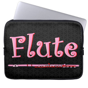 Pink Flute Laptopschutzhülle