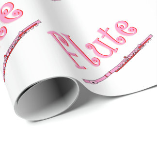 Pink Flute Wrapping Paper Geschenkpapier