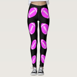 Pink Football Powderpuff ou Pink Out Jeu Leggings
