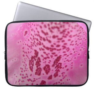Pink Foxglove Petal Laptop Bag Laptopschutzhülle