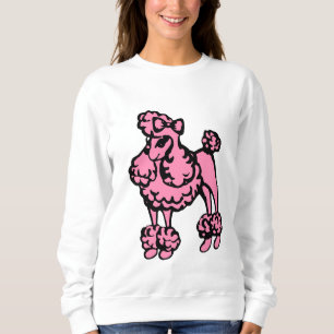 Pink French Poodle Sweatshirt Geschenk