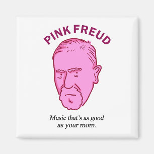Pink Freud Funky Music Psychologie Pun Magnet