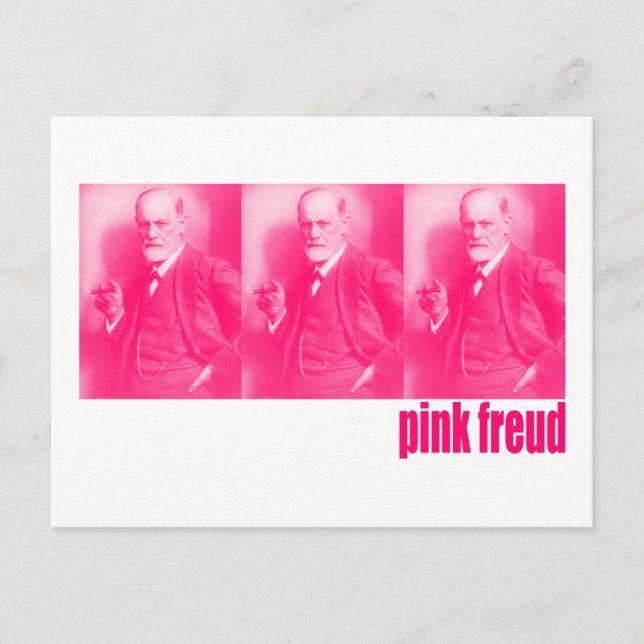 Pink Freud Postkarte (Vorderseite)