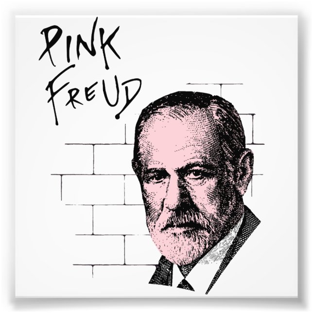 Pink Freud Sigmund Freud Fotodruck (Vorne)