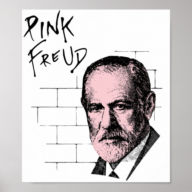 Pink Freud Sigmund Freud Poster (Vorne)