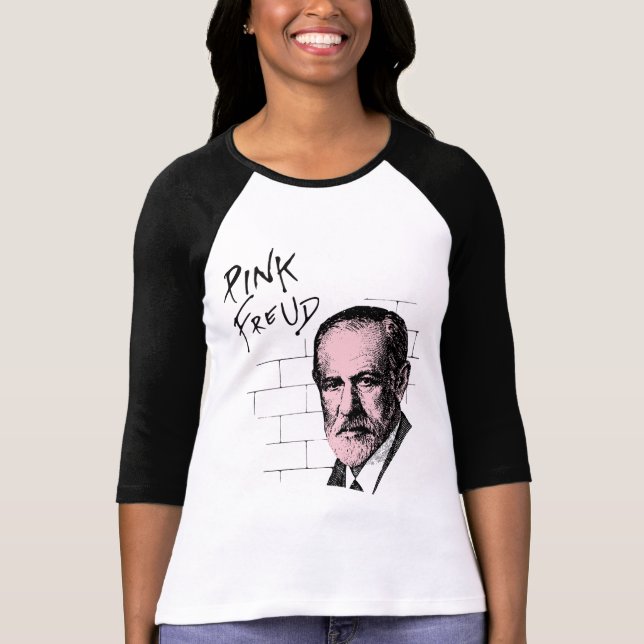 Pink Freud Sigmund Freud T-Shirt (Vorderseite)