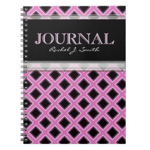 Pink Frills Grills Pattern Journal-Notebook Notizblock