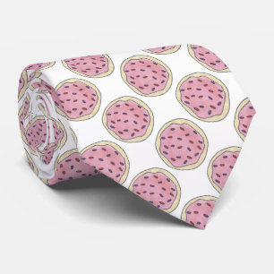 Pink Frosted Sugar Cookie Cookies Sprinkles Tie Krawatte