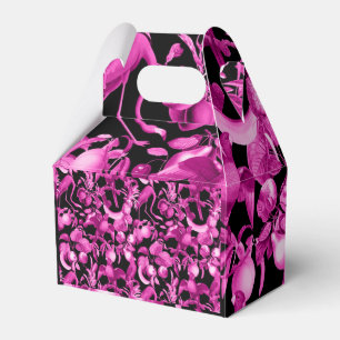 Pink Fruits And Flamingos Pattern Geschenkschachtel