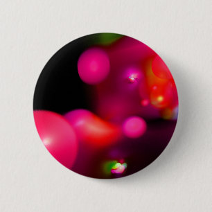 PINK FUCHSIA LILA SCHWARZE FRAKTAL-BUBBBLES BUTTON