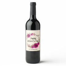 Pink Fuchsia Poppies Beste Mama je - Muttertag