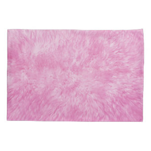 Pink Fur Frenzy Pillow Case Kissenbezug