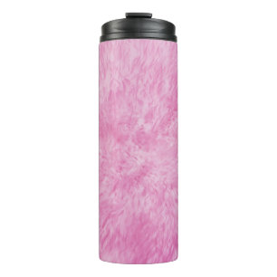 Pink Fur Frenzy Thermal Tumbler Thermosbecher