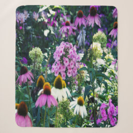 Pink Garden Phlox Landschaft mit Kone-Blume Sherpadecke