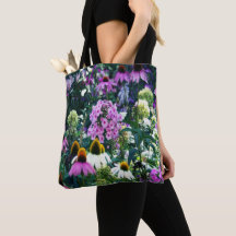 Pink Garden Phlox Landschaft mit Kone-Blume