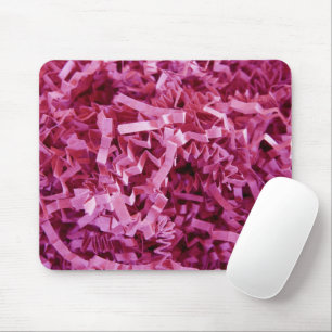 Pink gekrinkte Teile Recycelnd Füllpapier Mousepad