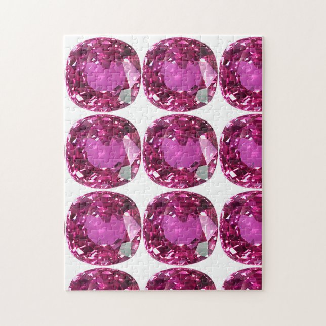 Pink Gemstone Muster (Vertikal)