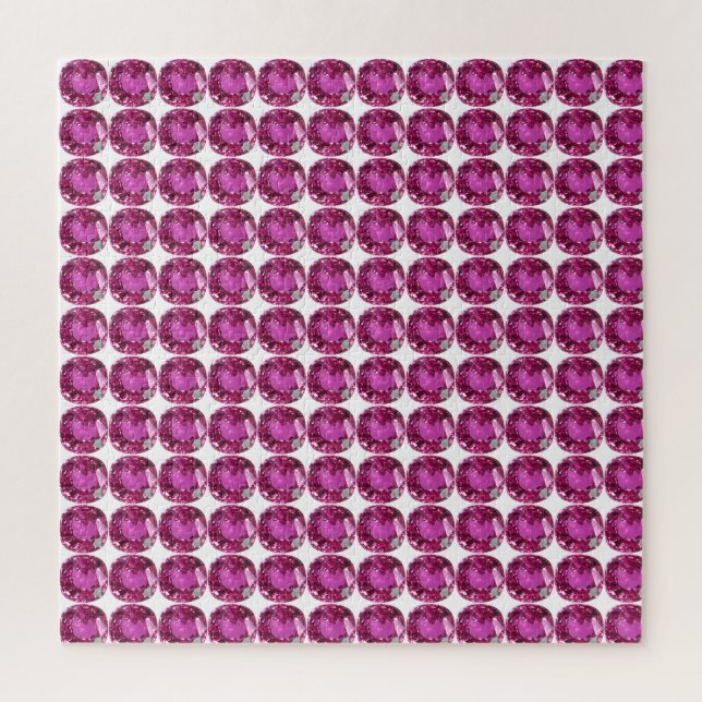 Pink Gemstone Muster (Vertikal)