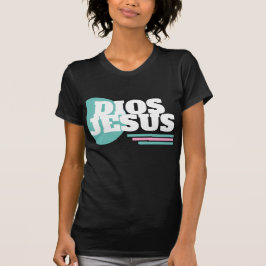 Pink Geometrie Faith Dios Christlich Slang T-Shirt
