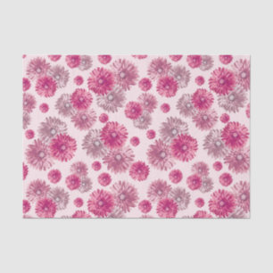 Pink Gerbera Daisies Blumengeschenksack Füller Seidenpapier