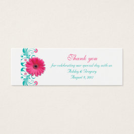 Pink Gerbera Daisy Besondere Anlass Gefälte Tags