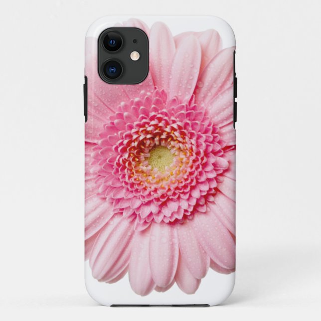 Pink Gerbera Daisy Case-Mate iPhone Hülle (Rückseite)