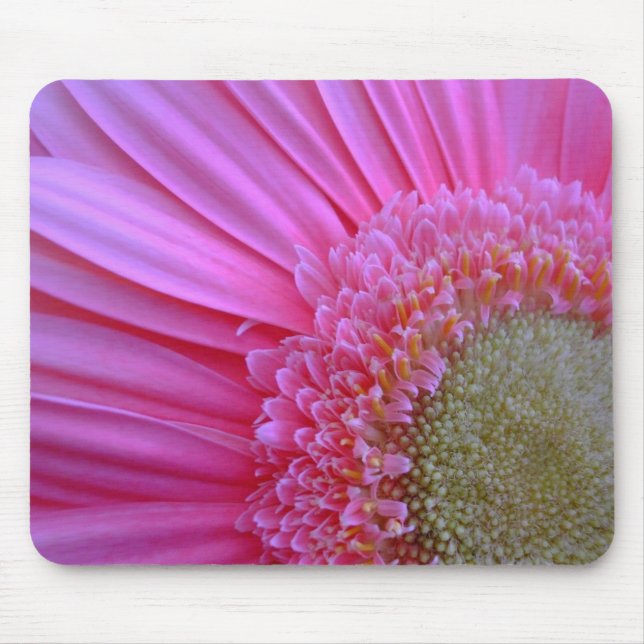 Pink Gerbera Mousepad (Vorne)