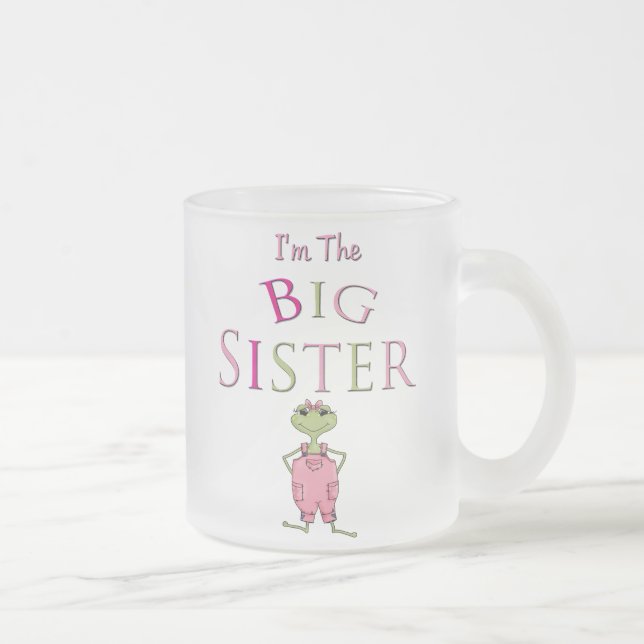 Pink Gesamtfrosch Big Sister Mattglastasse (Rechts)