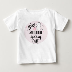 Pink Ghost Halloween Party Baby T-shirt